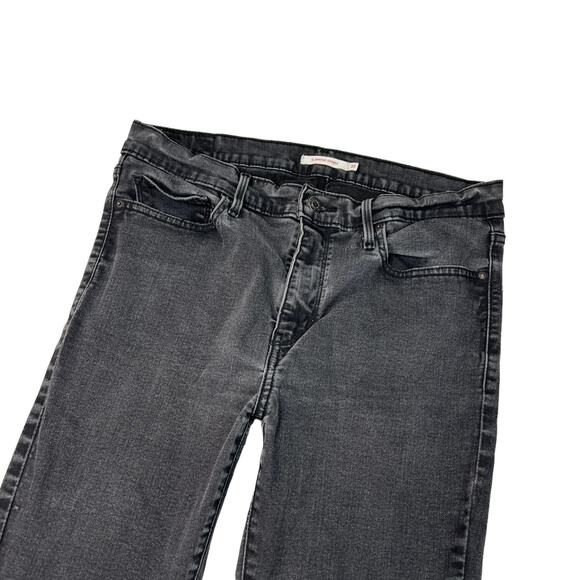 Levi’s Slimming Skinny Jeans Mid Rise Stretch Denim Black Womens 32 - Picture 3 of 7